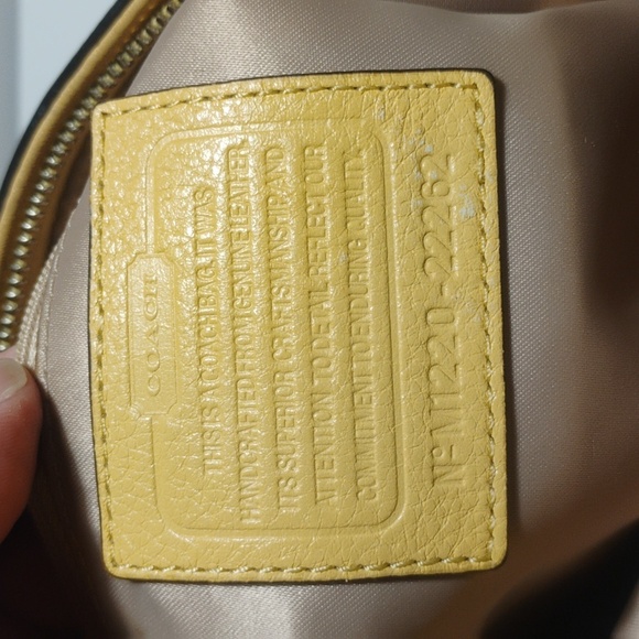 Coach Yellow Leather Satchel — GUC - Picture 12 of 13